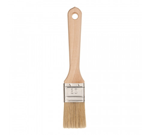 Кисть плоская натуральная щетина деревянная ручка Wenzo Wood 35х12 мм для эмалей и лаков на алкидной основе Кисть плоская натуральная щетина деревянная ручка Wenzo Wood 35х12 мм для эмалей и лаков на алкидной основе