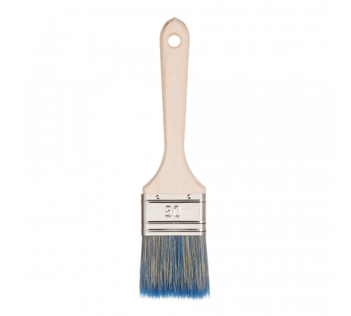 Кисть плоская смешанная щетина деревянная ручка Wenzo Wood 50х14 мм для красок на водной основе