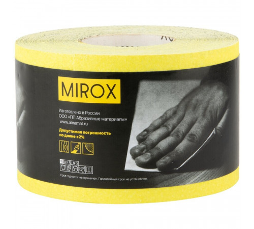 Наждачная бумага Mirox SE 115 мм 50 м Р100 Наждачная бумага Mirox SE 115 мм 50 м Р100