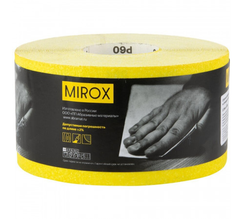Наждачная бумага Mirox SE 115 мм 50 м Р60 Наждачная бумага Mirox SE 115 мм 50 м Р60