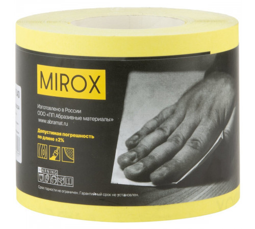 Наждачная бумага Mirox SE 115 мм 50 м Р240 Наждачная бумага Mirox SE 115 мм 50 м Р240