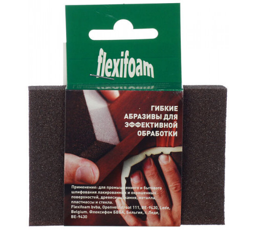 Брусок шлифовальный Flexifoam 98х69х26 мм Р80 Брусок шлифовальный Flexifoam 98х69х26 мм Р80