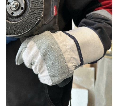 Перчатки утепленные кожаные защитные Jeta Safety белые 11 (XXL) (JSL-601) Перчатки утепленные кожаные защитные Jeta Safety белые 11 (XXL) (JSL-601)