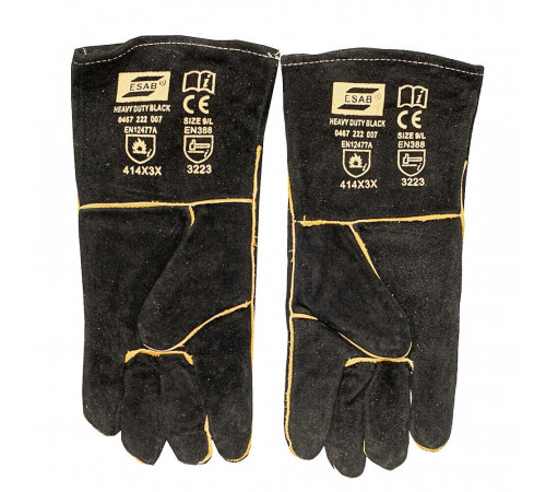 Перчатки для сварщика Esab Heavy Duty Black (2792) Перчатки для сварщика Esab Heavy Duty Black (2792)