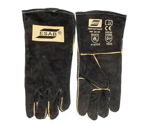 Перчатки для сварщика Esab Heavy Duty Black (2792) Перчатки для сварщика Esab Heavy Duty Black (2792)