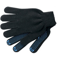 Перчатки х/б 4 нити с ПВХ покрытием черные 10 (XL)