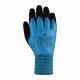 Перчатки полиэстеровые с двойным латексным обливом утепленные Jeta Safety Frost Breaker синие 10 (XL)