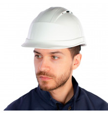 Каска защитная Delta Plus Quartz Up IV белая с храповиком (QUARUP4BC)
