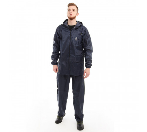 Костюм влагозащитный унисекс ПВХ Water Way 52-54 (XXL) рост 182-188 см синий (125512) Костюм влагозащитный унисекс ПВХ Water Way 52-54 (XXL) рост 182-188 см синий (125512)