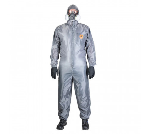 Комбинезон грязезащитный унисекс полиэстер Jeta Safety 52-54 (XL) рост 180-186 см серый (JPC75)