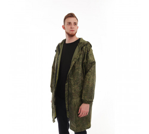 Плащ влагозащитный унисекс полиэстер с ПВХ покрытием Water Way 52-54 (XXL) рост 170-176 см зеленый (118798)