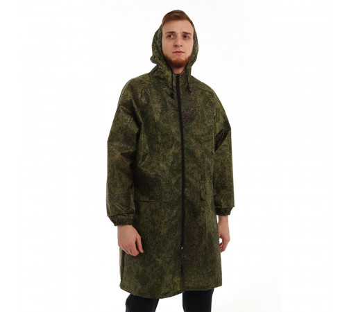 Плащ влагозащитный унисекс полиэстер с ПВХ покрытием Water Way 52-54 (XXL) рост 170-176 см зеленый (118798)