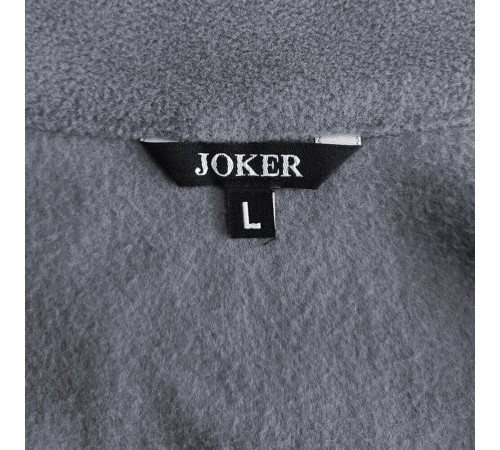 Толстовка на молнии флисовая Joker 48-50 рост 170-176 см серая
