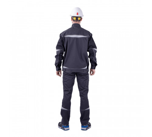Куртка рабочая ГК Спецобъединение Турбо Safety 52-54 рост 170-176 см темно-серая/черная