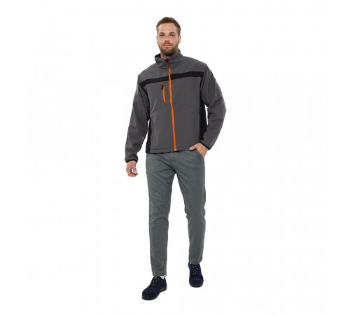 Куртка рабочая Delta Plus Lulea 2 56-58 рост 180-188 см серая/оранжевая