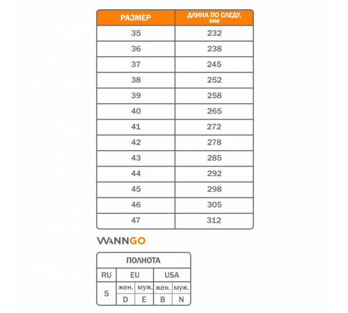Кроссовки из искусственной кожи размер 43 черные Wanngo (WG1-12-T)