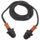 Беруши Delta Plus Conicfir050 на шнурке многоразовые (WRUCONICFIR50OR)