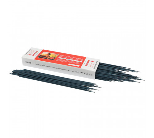 Сварочные электроды Rexant МР-3 d3 мм 5 кг (11-0951) Сварочные электроды Rexant МР-3 d3 мм 5 кг (11-0951)