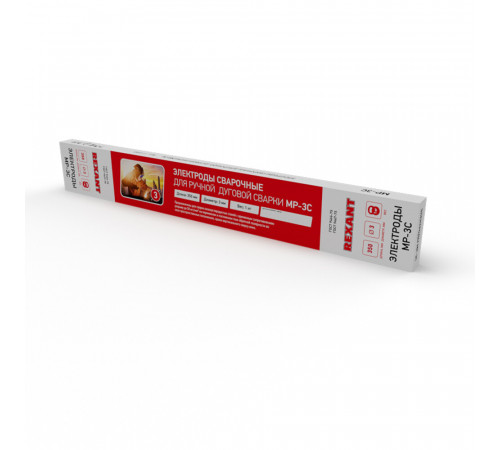 Сварочные электроды Rexant МР-3 d3 мм 1 кг (11-0950) Сварочные электроды Rexant МР-3 d3 мм 1 кг (11-0950)