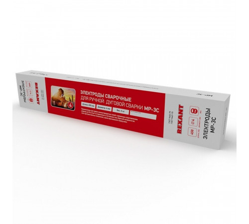 Сварочные электроды Rexant МР-3 d4 мм 5 кг (11-0953) Сварочные электроды Rexant МР-3 d4 мм 5 кг (11-0953)
