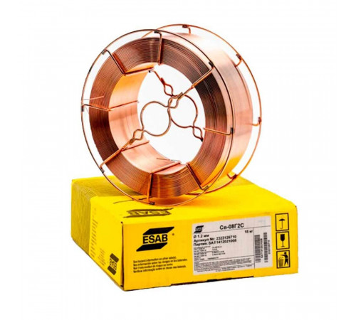 Сварочная проволока для низкоуглеродистых сталей Esab d0,8 мм 5 кг (2323084600) Сварочная проволока для низкоуглеродистых сталей Esab d0,8 мм 5 кг (2323084600)
