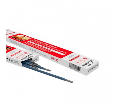 Сварочные электроды Rexant МР-3 d4 мм 1 кг (11-0956) Сварочные электроды Rexant МР-3 d4 мм 1 кг (11-0956)
