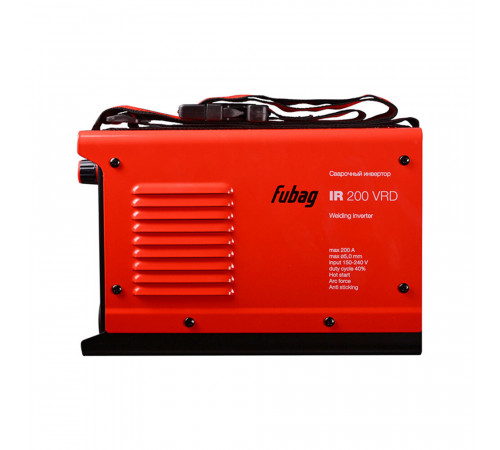 Сварочный аппарат инверторного типа Fubag IR 200 V.R.D. (41328.10) ММА с крагами