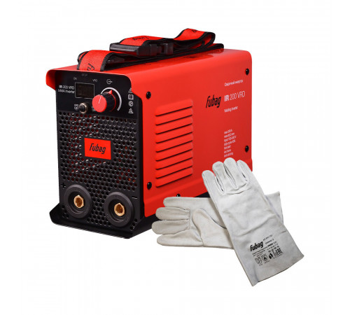 Сварочный аппарат инверторного типа Fubag IR 200 V.R.D. (41328.10) ММА с крагами