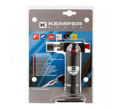 Лампа паяльная газовая Kemper micro с пьезоподжигом (12500) Лампа паяльная газовая Kemper micro с пьезоподжигом (12500)