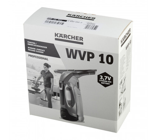 Стеклоочиститель аккумуляторный Karcher WVP 10 3,7В Li-Ion с АКБ и ЗУ 0,2 л (1.633-550.0) Стеклоочиститель аккумуляторный Karcher WVP 10 3,7В Li-Ion с АКБ и ЗУ 0,2 л (1.633-550.0)