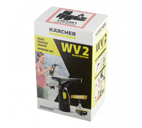 Стеклоочиститель аккумуляторный Karcher WV 2 Black Edition 3,6В Li-Ion с АКБ и ЗУ 0,1 л (1.633-425.0) Стеклоочиститель аккумуляторный Karcher WV 2 Black Edition 3,6В Li-Ion с АКБ и ЗУ 0,1 л (1.633-425.0)