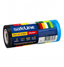 Изолента Safeline ПВХ 7 цветов 15 мм 5 м (7 шт.)