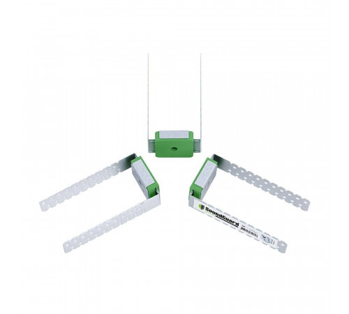 Подвес прямой SoundGuard Vibro M 60х27 антивибрационный 1 мм Подвес прямой SoundGuard Vibro M 60х27 антивибрационный 1 мм