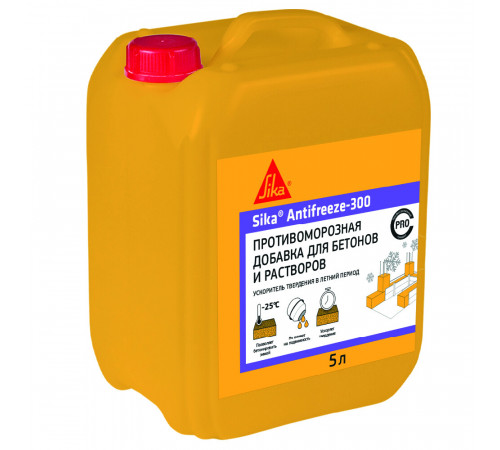 Добавка противоморозная для бетона Sika Antifreeze-300 5 л Добавка противоморозная для бетона Sika Antifreeze-300 5 л