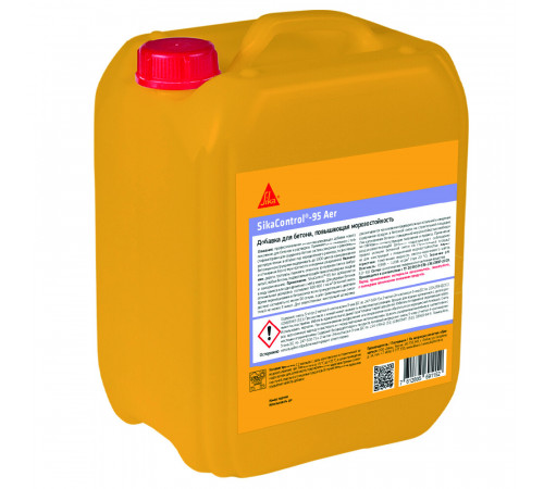 Добавка для создания бетонов с высокой морозостойкостью Sika SikaControl -95 Aer 5 л Добавка для создания бетонов с высокой морозостойкостью Sika SikaControl -95 Aer 5 л