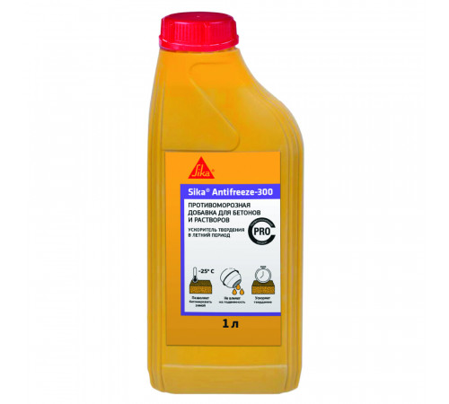 Добавка противоморозная для бетона Sika Antifreeze-300 1 л Добавка противоморозная для бетона Sika Antifreeze-300 1 л