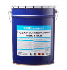 Мастика битумная гидроизоляционная Bitumast 18 кг/21,5 л