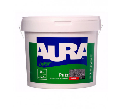 Штукатурка декоративная структурная Aura Dekor Putz шуба белая 1,5 мм 25 кг Штукатурка декоративная структурная Aura Dekor Putz шуба белая 1,5 мм 25 кг