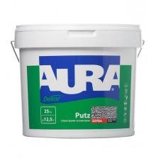 Штукатурка декоративная структурная Aura Dekor Putz шуба белая 2,5 мм 25 кг