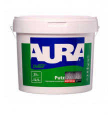 Штукатурка декоративная структурная Aura Dekor Putz короед белая 2 мм 25 кг