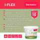 Штукатурка декоративная Bayramix i-Flex камешковая fl 001 белая 1,2 мм 14 кг
