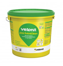 Штукатурка фасадная Vetonit Pas Extraclean силикатно-силиконовая короед 2 мм база 100А белая 25 кг