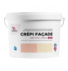 Штукатурка декоративная Pragmatic Crepi Facade шуба белая 0,7 мм 15 кг