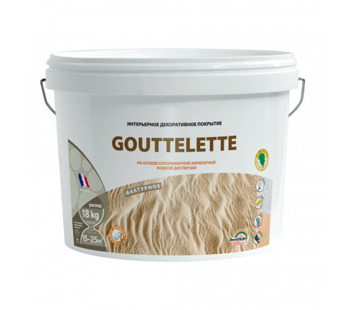 Штукатурка декоративная Pragmatic Gouttelette шуба белая 18 кг Штукатурка декоративная Pragmatic Gouttelette шуба белая 18 кг