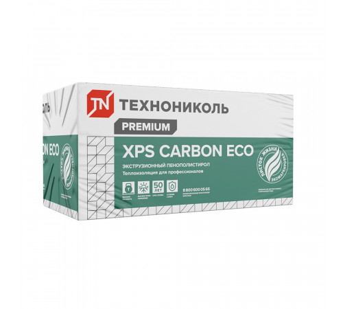 Экструдированный пенополистирол Технониколь Carbon Eco Г4 30х580х1180 мм Экструдированный пенополистирол Технониколь Carbon Eco Г4 30х580х1180 мм