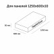 Плита теплоизоляционная Teplofom+ 10х600х1250 мм с односторонним полимерцементным слоем (5 шт.)