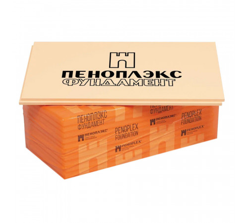 Экструдированный пенополистирол Пеноплэкс Фундамент 50х585х1185 мм Экструдированный пенополистирол Пеноплэкс Фундамент 50х585х1185 мм