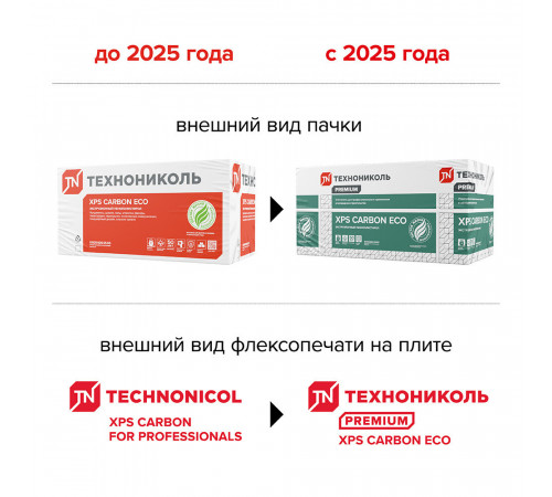 Экструдированный пенополистирол Технониколь Carbon Eco Г4 30х580х1180 мм Экструдированный пенополистирол Технониколь Carbon Eco Г4 30х580х1180 мм
