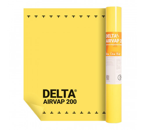 Пароизоляция Delta Dawi/Airvap 200 180 г/м2 75 кв.м Пароизоляция Delta Dawi/Airvap 200 180 г/м2 75 кв.м