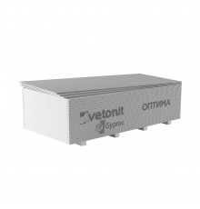 Гипсокартон Vetonit (Gyproc) Оптима 1950х1200х12,5 мм